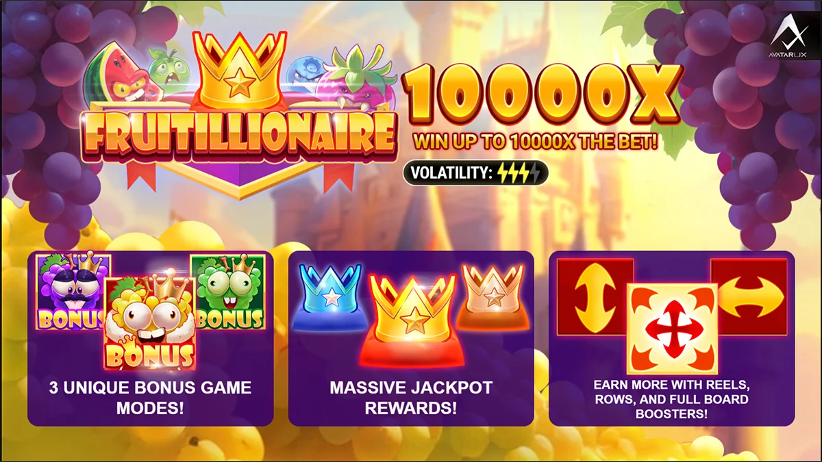 Fruitillionaire Homescreen