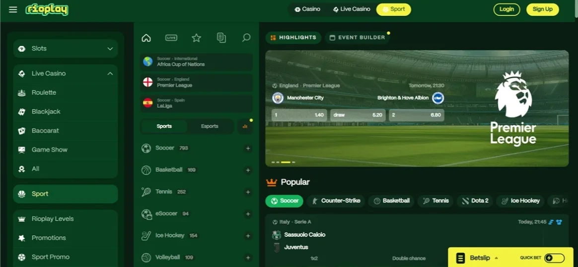 Rioplay Casino Sports