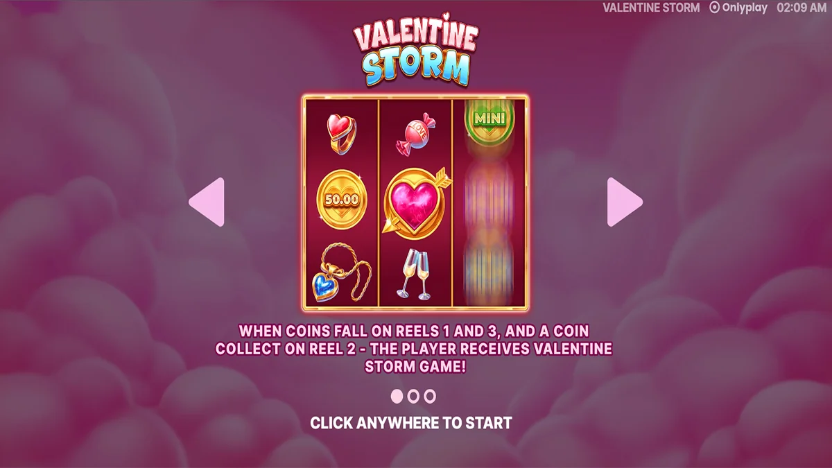 Valentine Storm Homescreen