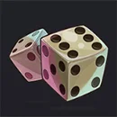 12 Burning Baseballs Dice