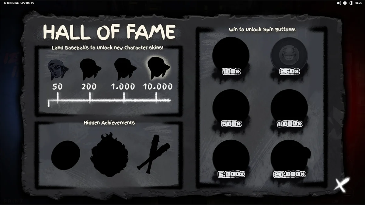 12 Burning Baseballs Halloffame