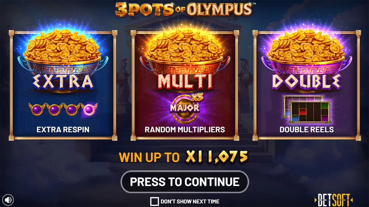 3 Pots of Olympus Homescreen