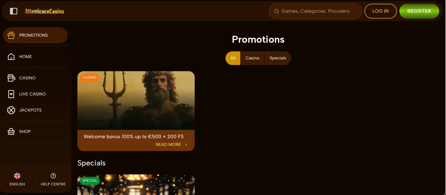AtlanticAce Casino Promo