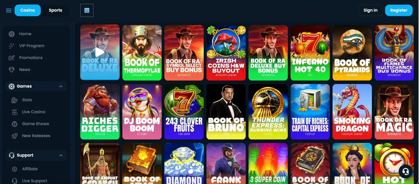 Baloo Casino Slots