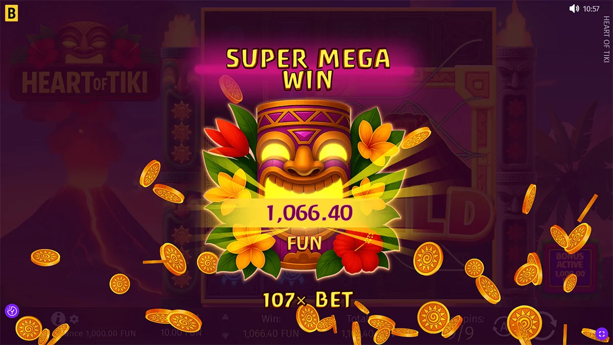 Heart of Tiki SuperMegaWin