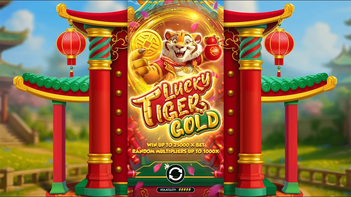 Lucky Tiger Gold Homescreen