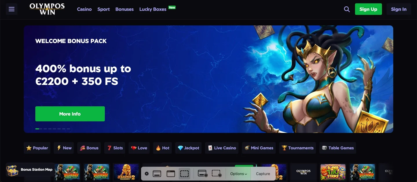 Olymposwin Casino Home