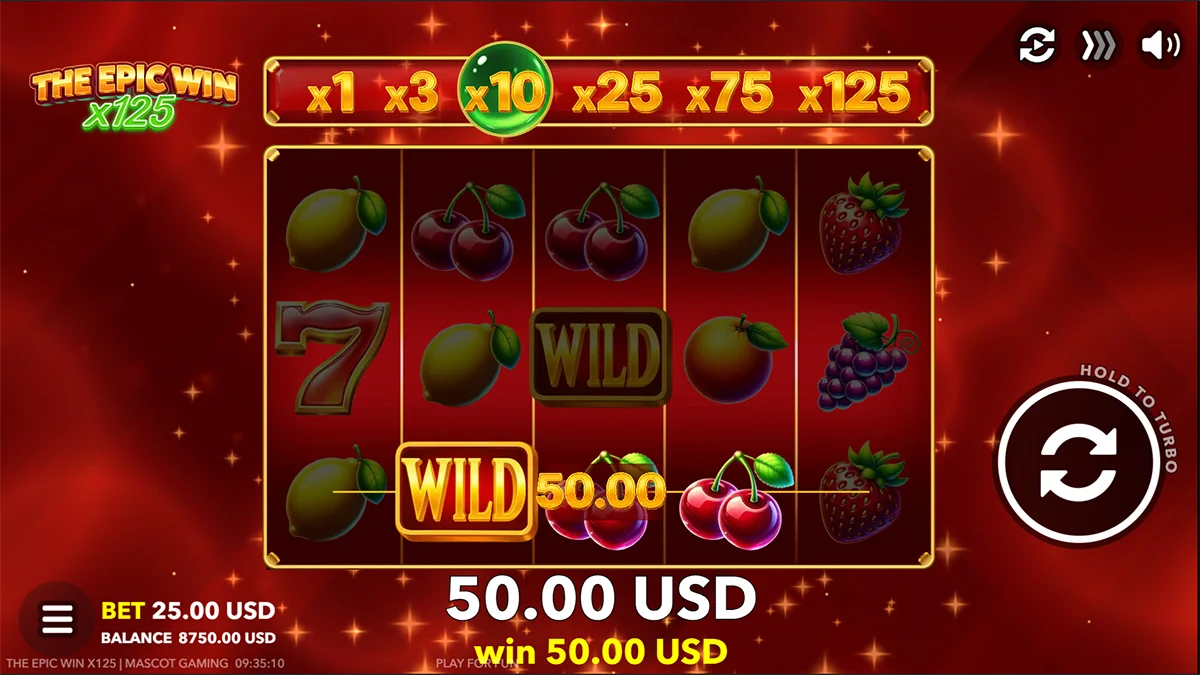 The Epic Win x125 Win