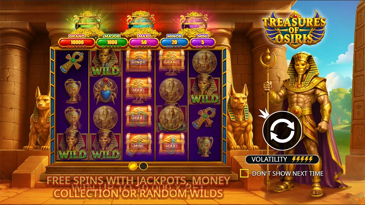 Treasures of Osiris Homescreen