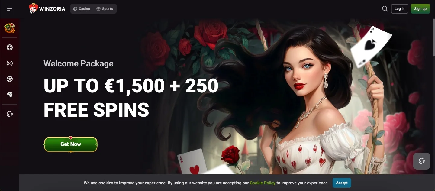 Winzoria Casino Home