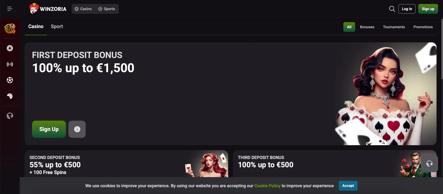 Winzoria Casino Promo