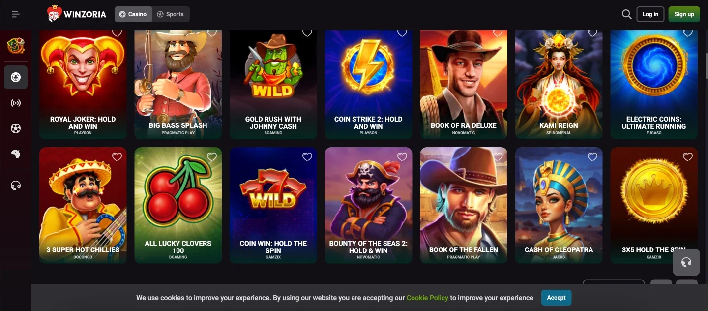 Winzoria Casino Slots