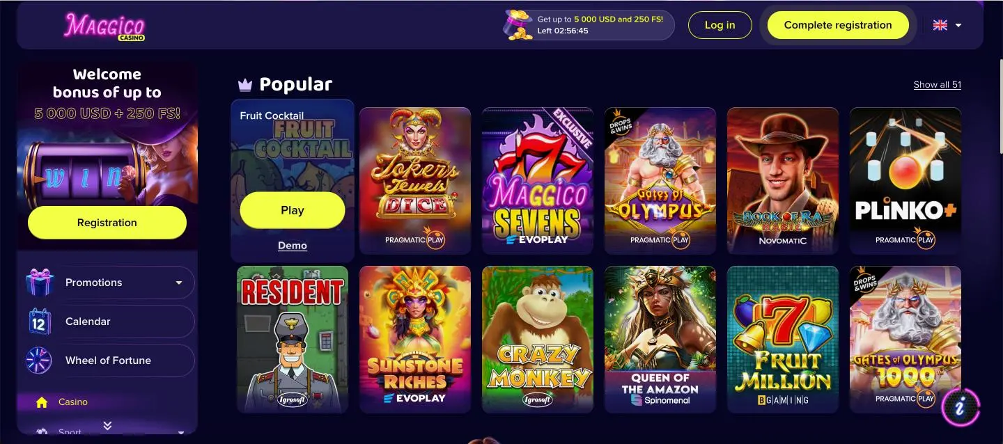 Maggico Casino Slots