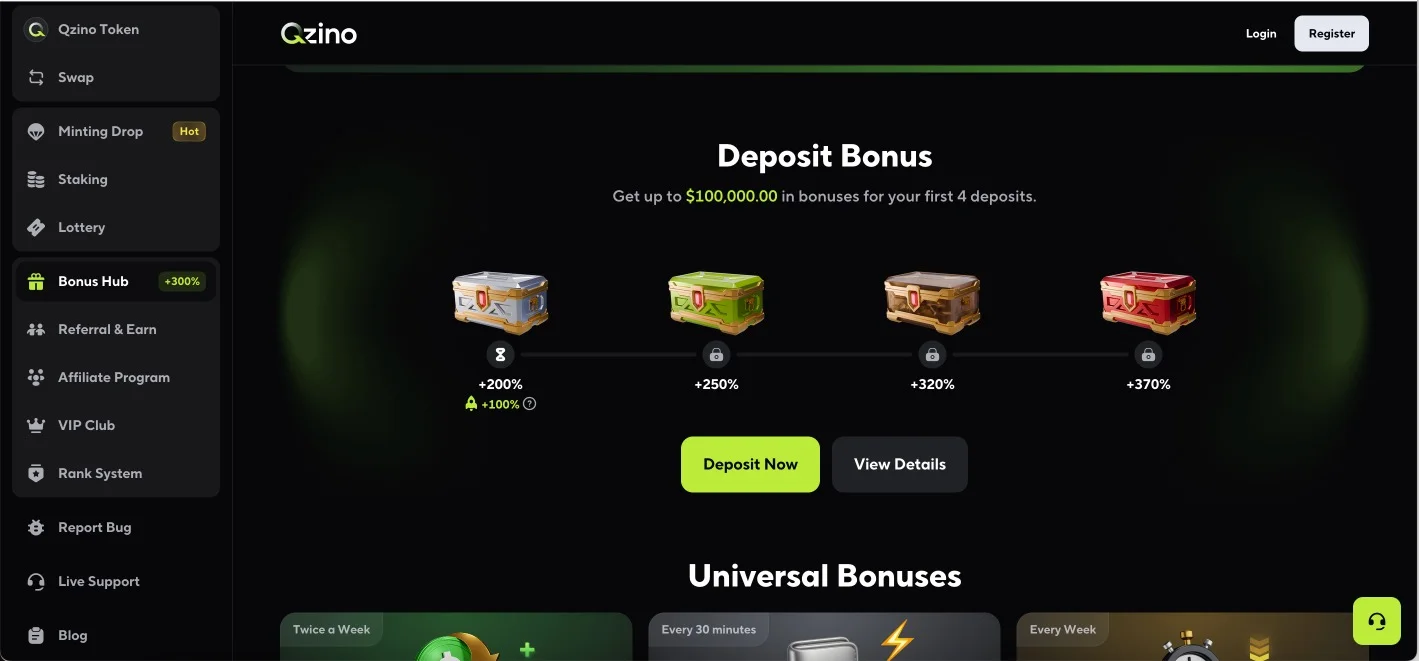 Qzino Casino Promo