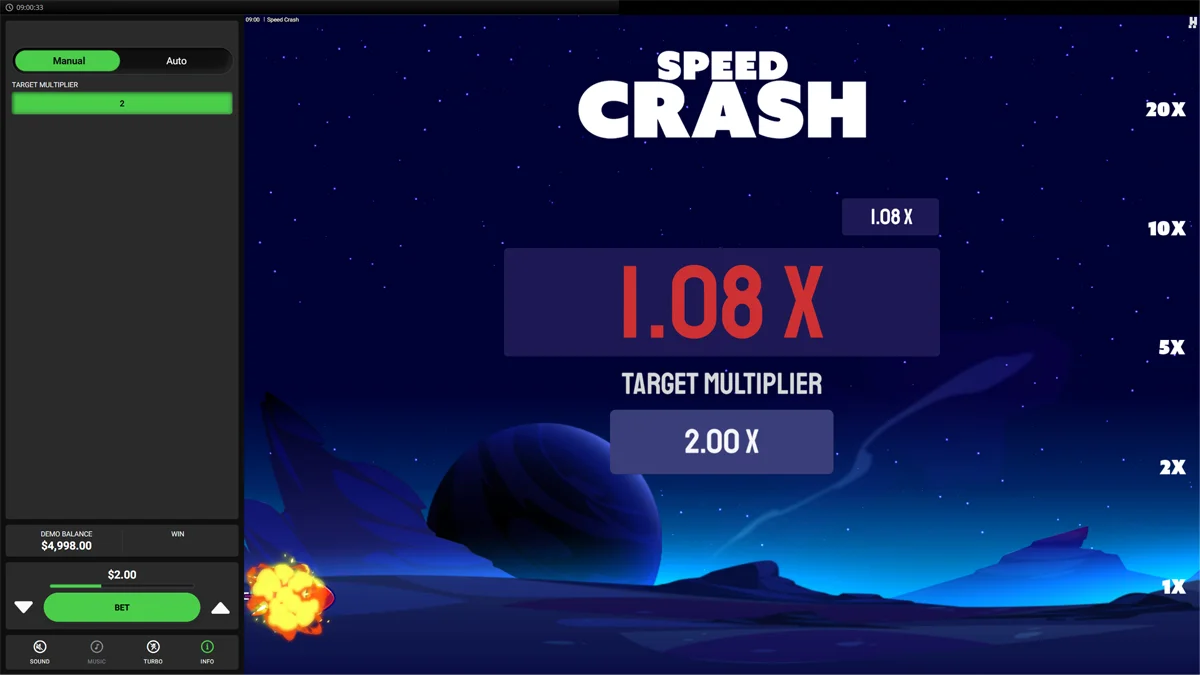 Speed Crash Base Play