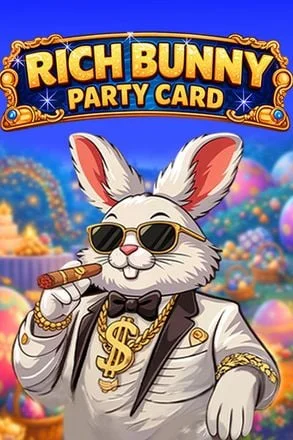 Rich Bunny Party Card Logo